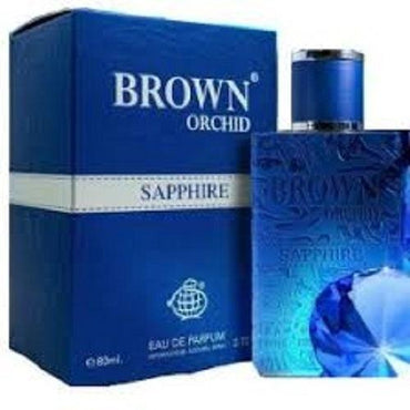 Fragrance World Brown Orchid Sapphire EDP 100ml Perfume for Men - Thescentsstore